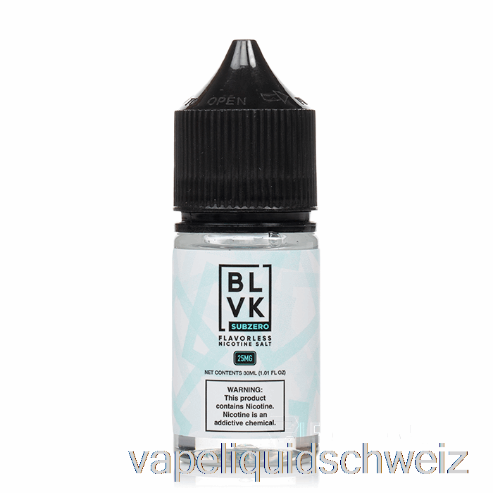 Sub Zero - Blvk-Salze - 30 Ml 50 Mg Vape Ohne Nikotin